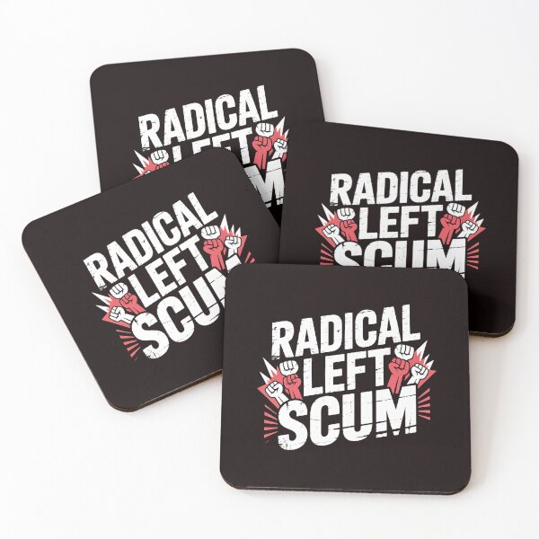 Item preview, Radical Left Scum – Left Wing Identity Satire designed and sold by Redgiant87x.