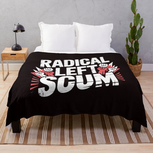 Item preview, Radical Left Scum – Left Wing Identity Satire designed and sold by Redgiant87x.
