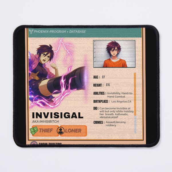 Item preview, Invisigal SDN Card designed and sold by Redboy's Gallery.