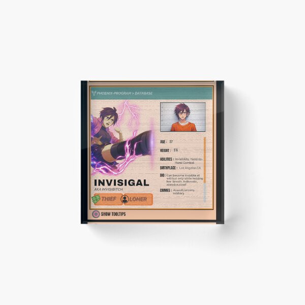 Item preview, Invisigal SDN Card designed and sold by Redboy's Gallery.