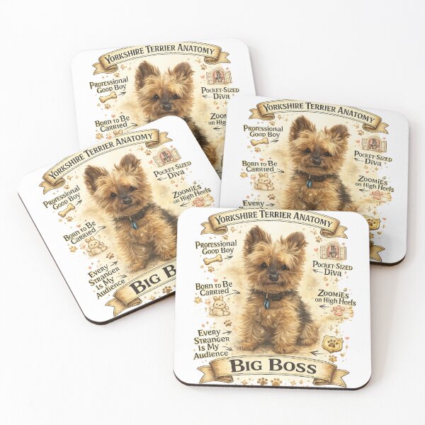 Item preview, Yorkshire Terrier Anatomy: Pocket-Sized Diva Edition designed and sold by The Good Boy Collective.