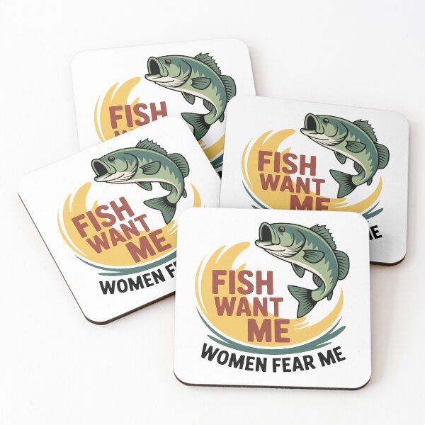 Item preview, Fish Want Me Women Fear Me Funny Fishing designed and sold by MonkiFlipp.