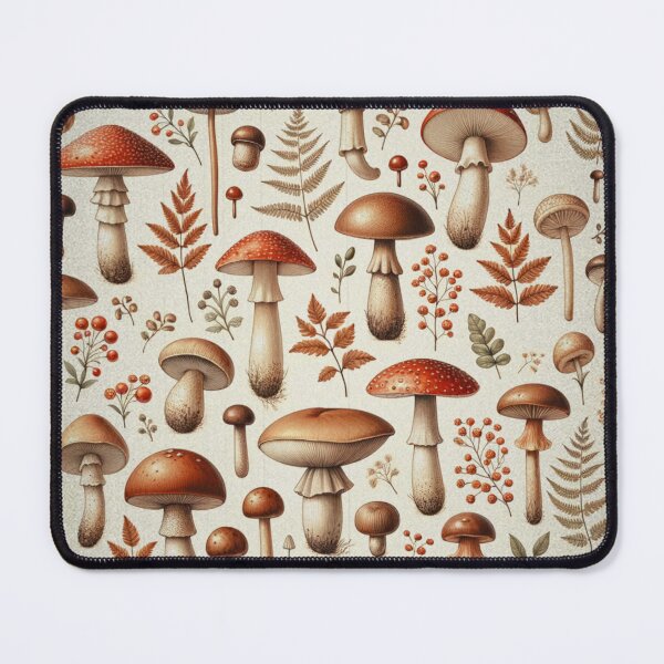 Item preview, Vintage style mushroom design designed and sold by Nikki-Tee.