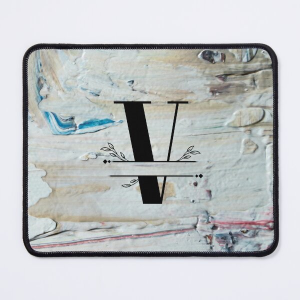 Item preview, Monogram...V... with colourful textured cement/concrete wall background designed and sold by CHASAcreative.