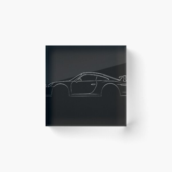 Item preview, Porsche 992 GT3 RS Inspired Minimalist Silhouette Abstract Line Art  designed and sold by Geo.