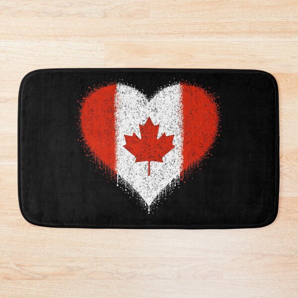 Item preview, I love Canada Heart Canada flag Paint art designed and sold by mizam.