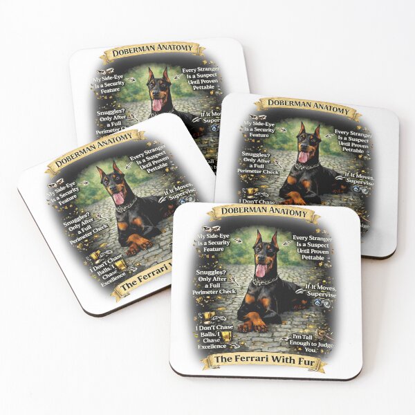 Item preview, Doberman Anatomy: The Ferrari With Fur designed and sold by The Good Boy Collective.