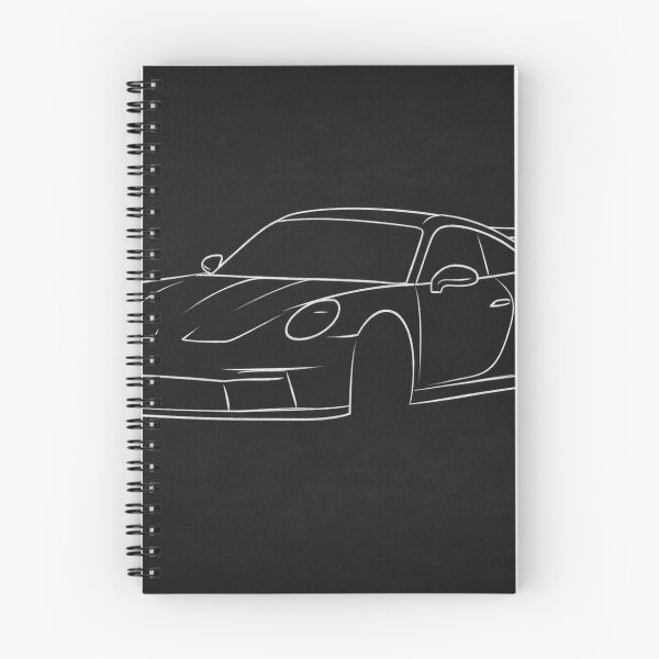 Item preview, Porsche 992 GT3 RS Inspired Minimalist Silhouette Abstract Line Art  designed and sold by Geo.
