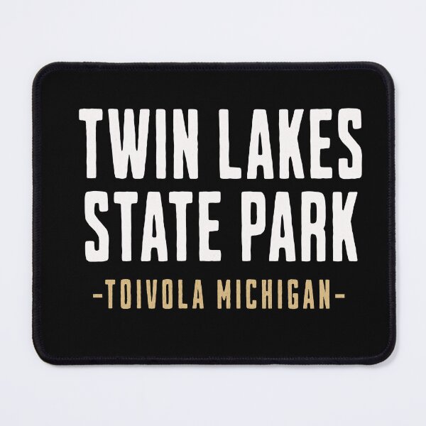 Item preview, Twin Lakes State Park – Toivola Michigan Vintage Outdoor Typography designed and sold by American Travels.