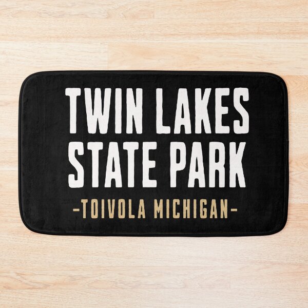 Item preview, Twin Lakes State Park – Toivola Michigan Vintage Outdoor Typography designed and sold by American Travels.