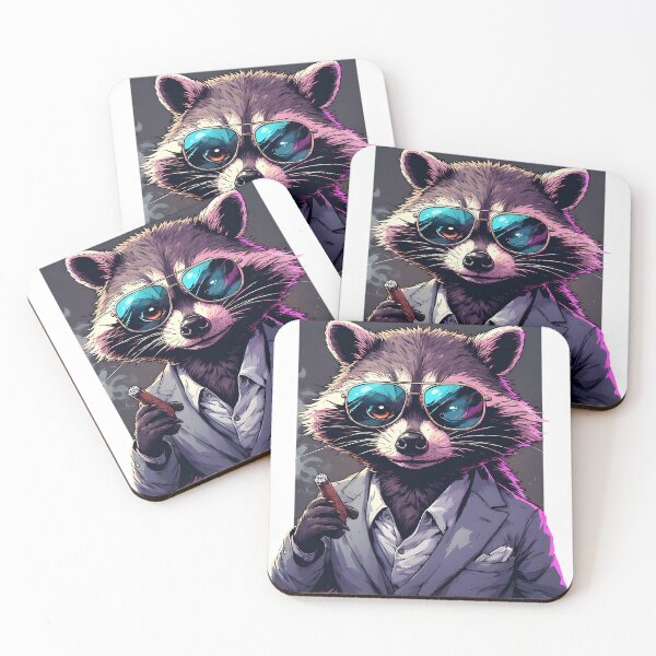 Item preview, Racoon Tony Montana designed and sold by owi-art.