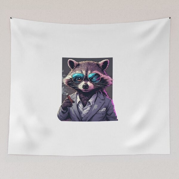 Item preview, Racoon Tony Montana designed and sold by owi-art.