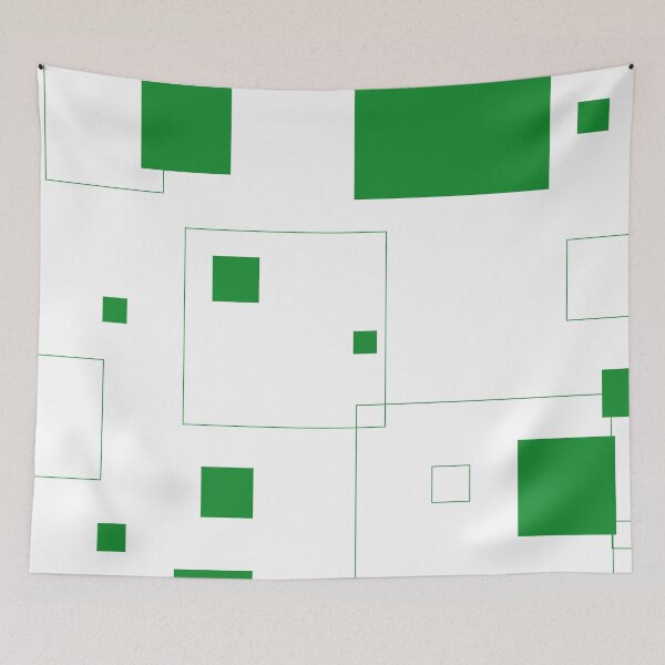 Item preview, Square pattern | Green squares | Green stripes | Dynamic background designed and sold by dfly-creations.