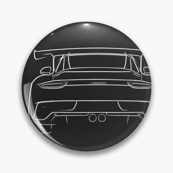 Item preview, Porsche 992 GT3 RS Inspired Minimalist Silhouette Abstract Line Art  designed and sold by Geo.