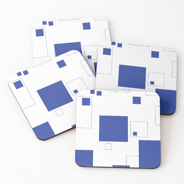 Item preview, Square pattern | Blue squares | Blue stripes | Dynamic background designed and sold by dfly-creations.
