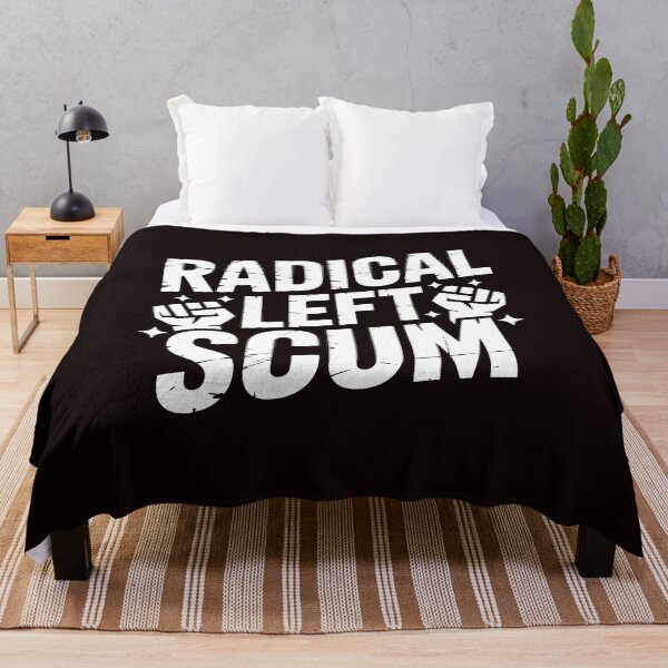 Item preview, Radical Left Scum – Satirical Left Wing Commentary designed and sold by Redgiant87x.