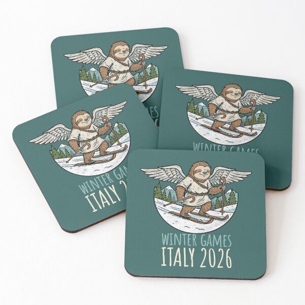 Item preview, Winter Games Italy 2026 – The Angelic Sloth Takes the Slopes designed and sold by CARPIO Creations.