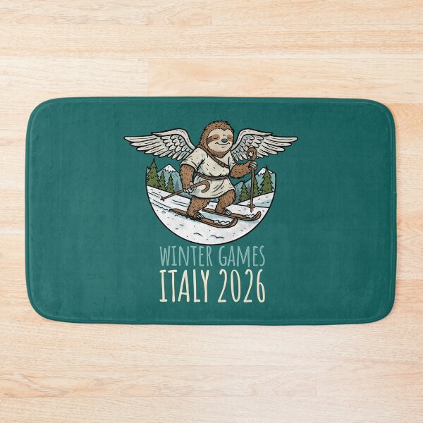Item preview, Winter Games Italy 2026 – The Angelic Sloth Takes the Slopes designed and sold by CARPIO Creations.