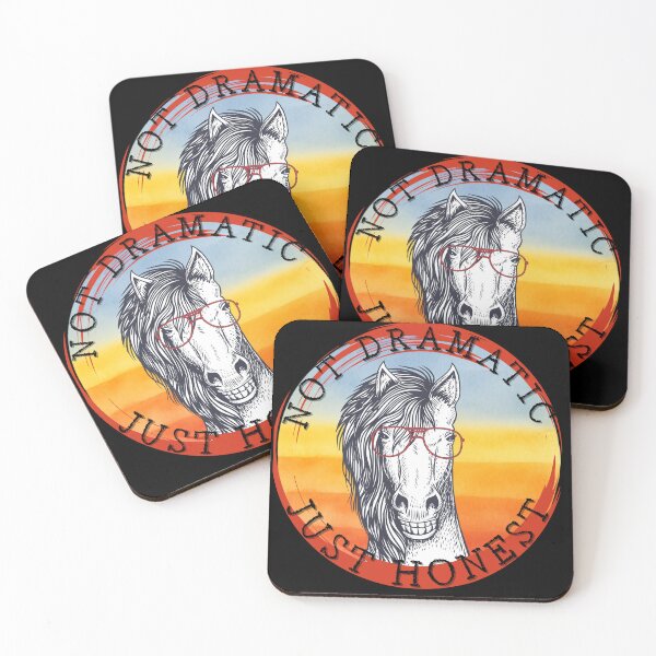 Item preview, Not Dramatic, Just Honest Artistic Horse Illustration designed and sold by UUniqueIImprint.