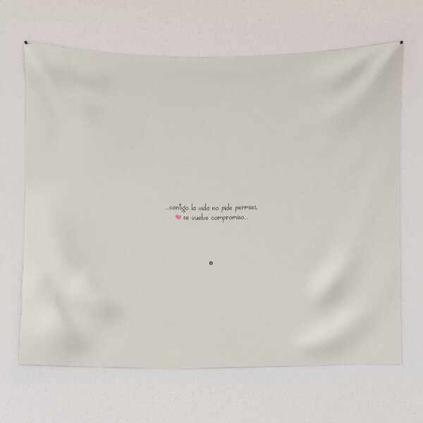 Item preview, With you, life doesn't ask for permission, it becomes a commitment (fc) designed and sold by XUSRedbubble.