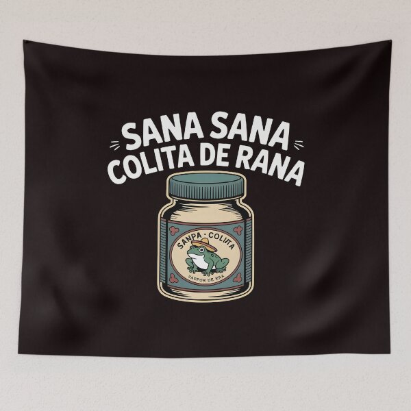Item preview, Sana Sana Colita de Rana – Funny Spanish Nurse Frog Design designed and sold by Redgiant87x.