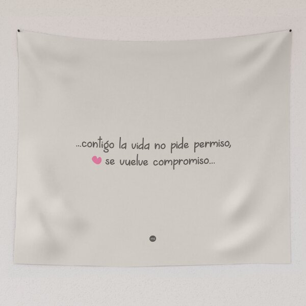 Item preview, With you, life doesn't ask for permission, it becomes a commitment (fc) I designed and sold by XUSRedbubble.