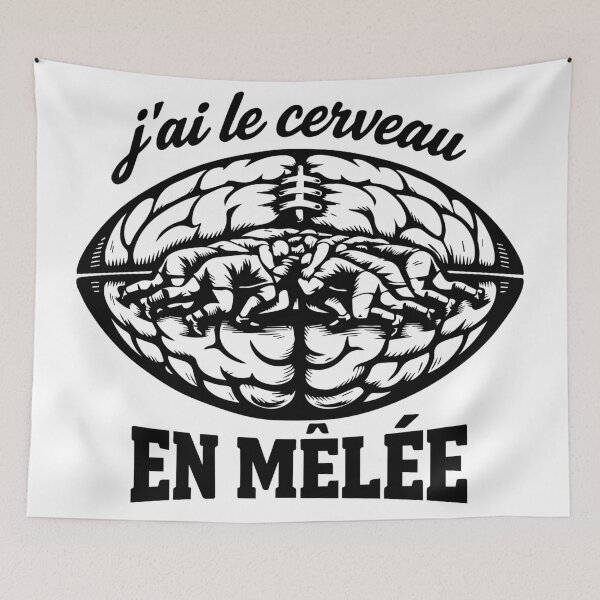 Item preview, Brains in the Scrum - Rugby Humor designed and sold by rubislys.