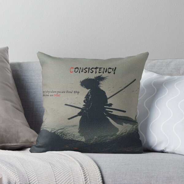 Item preview, Consistency is Key - Samurai Quote designed and sold by Dreams244.