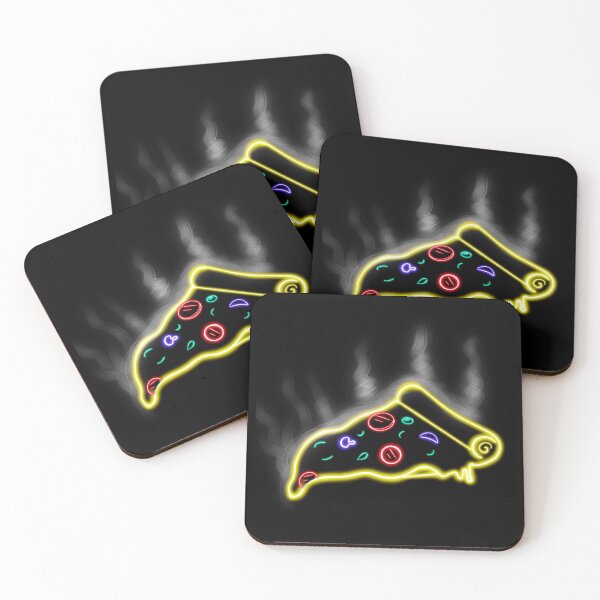 Item preview, Neon Pizza Slice designed and sold by Seemly's Dose of Neon.