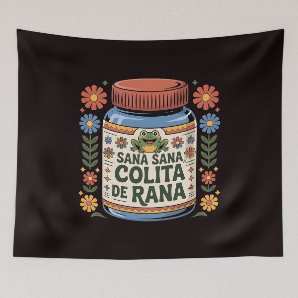 Item preview, Sana Sana Colita de Rana – Mexican Humor Nurse Frog Design designed and sold by Redgiant87x.