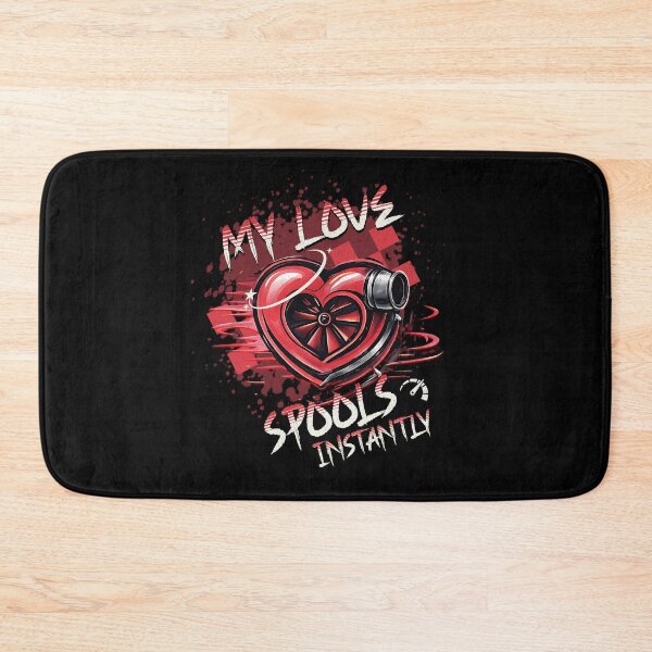 Item preview, My Love Spools Instantly – Turbo Racing Valentine Heart designed and sold by CarantinedChaos.