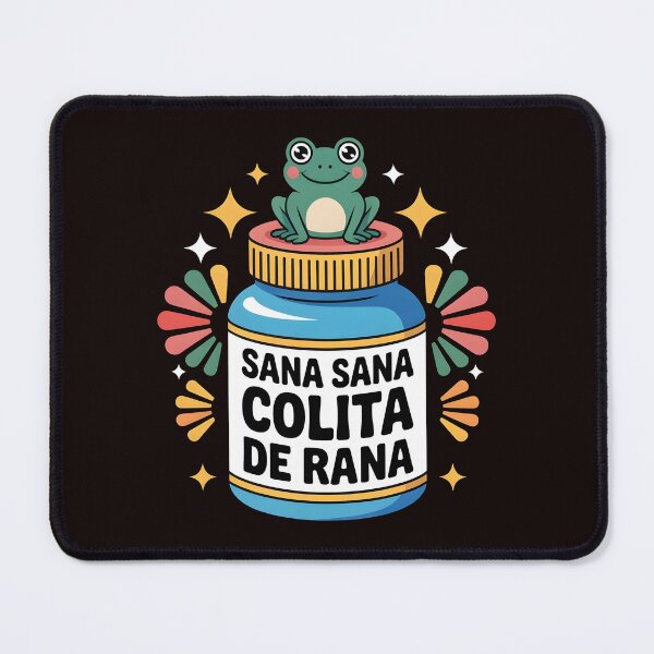 Item preview, Sana Sana Colita de Rana – Funny Nurse Frog Spanish Quote designed and sold by Redgiant87x.