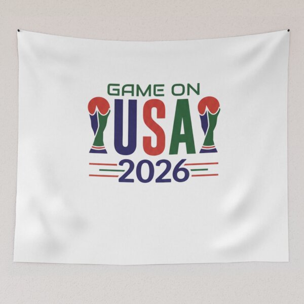 Item preview, USA 2026 World Football Soccer Championship - Game On Tournament Fan Art designed and sold by Deviantfant.