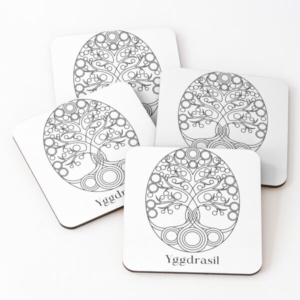 Item preview, Yggdrasil World Tree Minimalist Norse Mythology designed and sold by HoruxDesign.