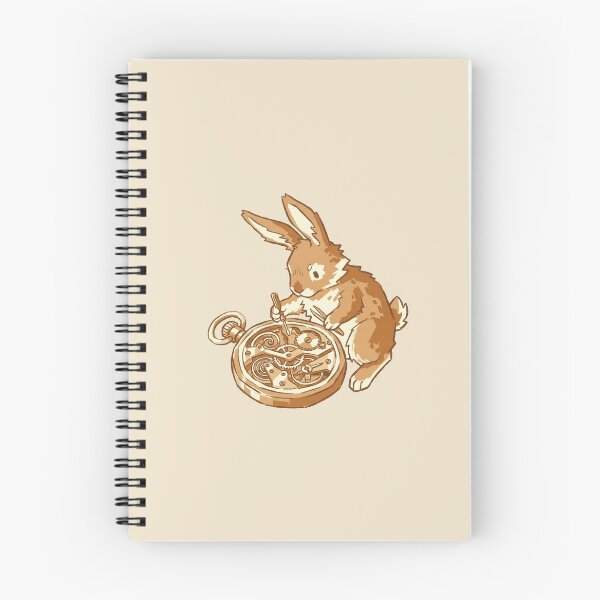 Item preview, Clockmaker Rabbit Repairing Vintage Pocket Watch, Whimsical Horology Art designed and sold by Magnificent Lizard.