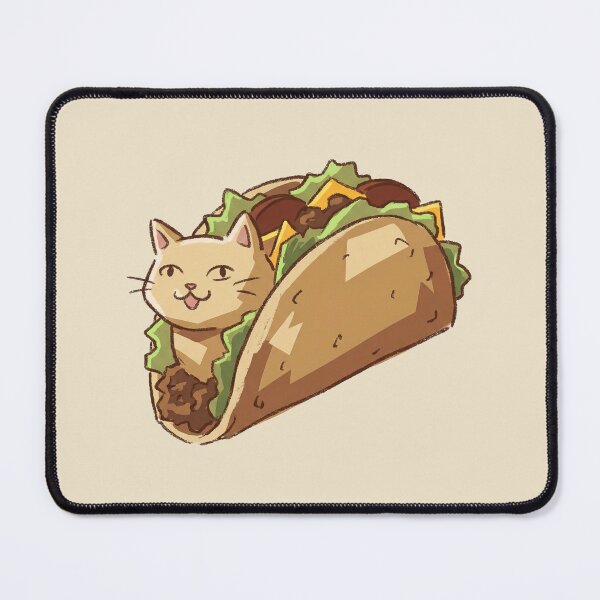 Item preview, Cat Taco Funny Tacocat Illustration, Cute Kitten In Mexican Food, Kawaii Animal Mashup designed and sold by Magnificent Lizard.