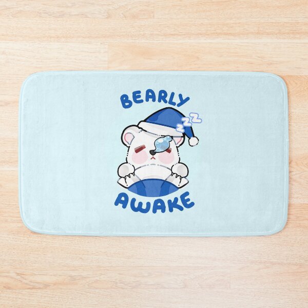 Item preview, Bearly Awake Funny Sleeping Bear designed and sold by noodleeees-art.