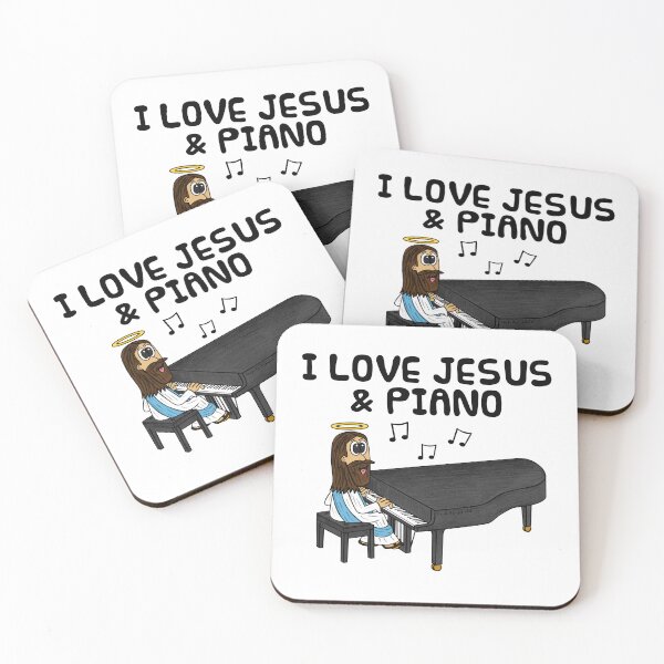 Artikelvorschau, Ich liebe Jesus und das Klavier, Kirchenpianistin entworfen und verkauft von doodlerob.