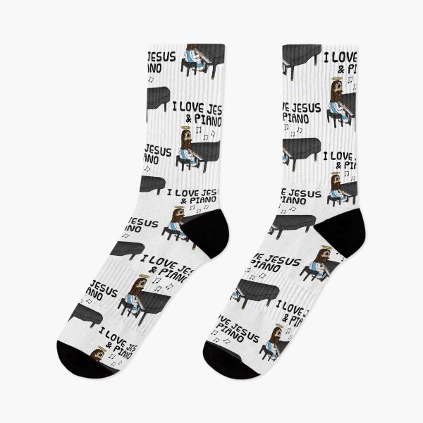 Item preview, I Love Jesus and Piano, Church Pianist Musician designed and sold by doodlerob.