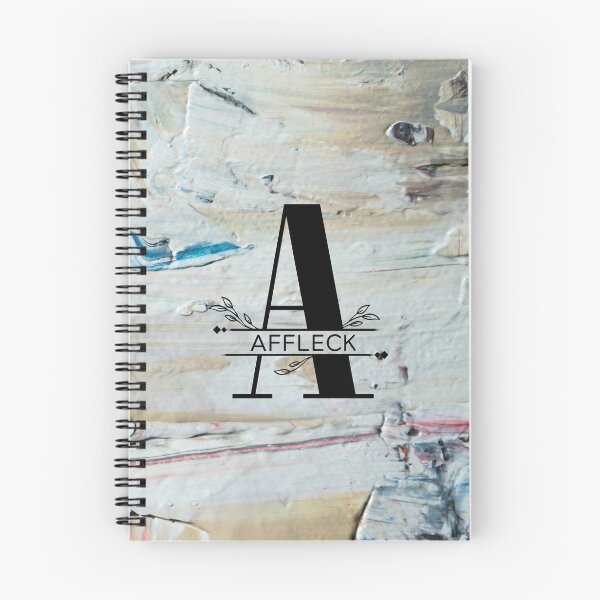 Item preview, Monogram...A (Affleck)... with colourful texture cement/concrete wall background designed and sold by CHASAcreative.