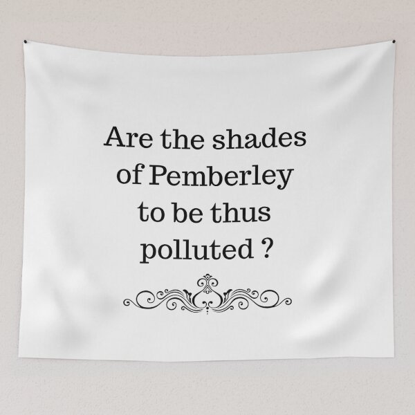 Item preview, Jane Austen  Pride and Prejudice quote designed and sold by VoiceForAnimals.