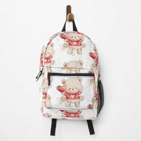 Item preview, Cute Bear Holding a Heart – Adorable Love Illustration designed and sold by iamKRUK.