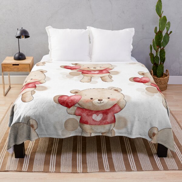 Item preview, Cute Bear Holding a Heart – Adorable Love Illustration designed and sold by iamKRUK.