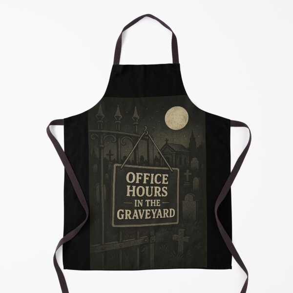 Item preview, Office Hours in the Graveyard – Dark Gothic Humor designed and sold by Mouraludia.