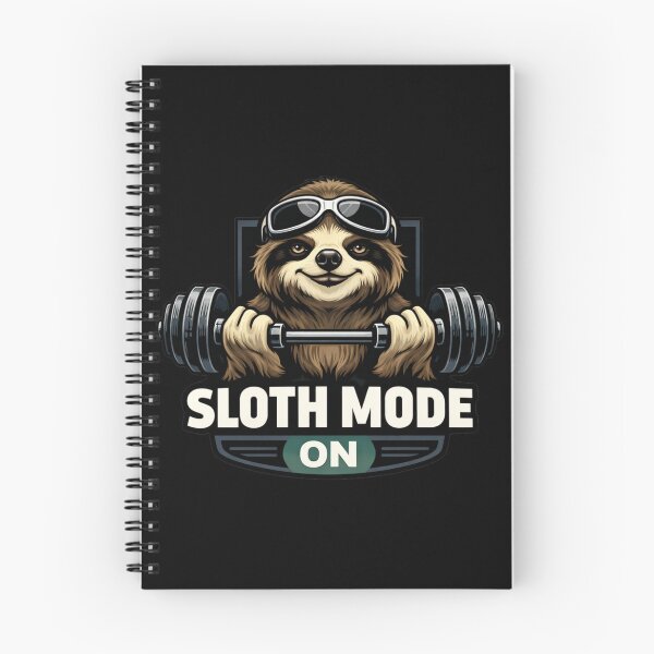 Item preview, Sloth Mode On – Funny Gym Sloth Workout Design designed and sold by Rag-Dog.