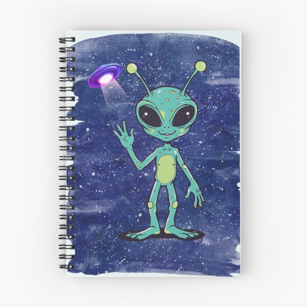 Item preview, Pulled the Friendly Neon Blue Space Alien designed and sold by ValeriValera.