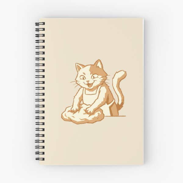 Item preview, Cute Baker Cat Kneading Dough, Funny Orange Tabby Making Biscuits designed and sold by Magnificent Lizard.
