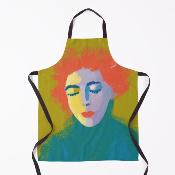 Item preview, Abstract portrait with vibrant colors designed and sold by ArtHouseNiklas.