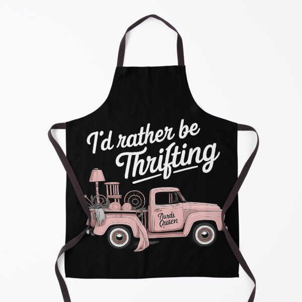 Item preview, I`d Rather Be Thrifting Vintage Pink Truck Graphic Tee designed and sold by zuzzelek44.
