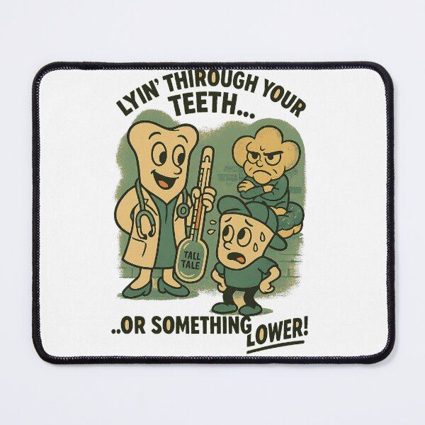 Item preview, Lyin’ Through Your Teeth… or Something Lower! – Tibby & Lil’ Fib designed and sold by F-B-F.